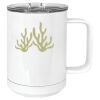 15 oz. White Vacuum Insulated Mug w/Slider Lid Thumbnail