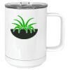 15 oz. White Vacuum Insulated Mug w/Slider Lid Thumbnail
