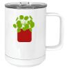 15 oz. White Vacuum Insulated Mug w/Slider Lid Thumbnail