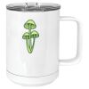 15 oz. White Vacuum Insulated Mug w/Slider Lid Thumbnail