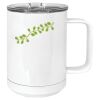 15 oz. White Vacuum Insulated Mug w/Slider Lid Thumbnail
