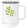 15 oz. White Vacuum Insulated Mug w/Slider Lid Thumbnail