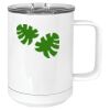 15 oz. White Vacuum Insulated Mug w/Slider Lid Thumbnail