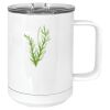 15 oz. White Vacuum Insulated Mug w/Slider Lid Thumbnail