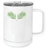 15 oz. White Vacuum Insulated Mug w/Slider Lid Thumbnail