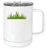15 oz. White Vacuum Insulated Mug w/Slider Lid Thumbnail