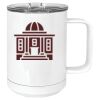 15 oz. White Vacuum Insulated Mug w/Slider Lid Thumbnail