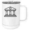 15 oz. White Vacuum Insulated Mug w/Slider Lid Thumbnail