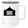 15 oz. White Vacuum Insulated Mug w/Slider Lid Thumbnail