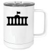 15 oz. White Vacuum Insulated Mug w/Slider Lid Thumbnail