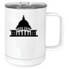 15 oz. White Vacuum Insulated Mug w/Slider Lid Thumbnail