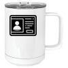 15 oz. White Vacuum Insulated Mug w/Slider Lid Thumbnail