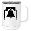 15 oz. White Vacuum Insulated Mug w/Slider Lid Thumbnail