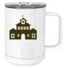 15 oz. White Vacuum Insulated Mug w/Slider Lid Thumbnail