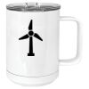 15 oz. White Vacuum Insulated Mug w/Slider Lid Thumbnail