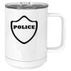 15 oz. White Vacuum Insulated Mug w/Slider Lid Thumbnail