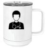 15 oz. White Vacuum Insulated Mug w/Slider Lid Thumbnail