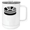 15 oz. White Vacuum Insulated Mug w/Slider Lid Thumbnail
