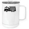 15 oz. White Vacuum Insulated Mug w/Slider Lid Thumbnail