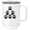 15 oz. White Vacuum Insulated Mug w/Slider Lid Thumbnail