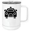 15 oz. White Vacuum Insulated Mug w/Slider Lid Thumbnail