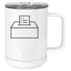 15 oz. White Vacuum Insulated Mug w/Slider Lid Thumbnail