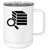 15 oz. White Vacuum Insulated Mug w/Slider Lid Thumbnail