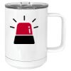 15 oz. White Vacuum Insulated Mug w/Slider Lid Thumbnail