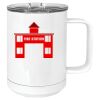 15 oz. White Vacuum Insulated Mug w/Slider Lid Thumbnail