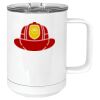 15 oz. White Vacuum Insulated Mug w/Slider Lid Thumbnail