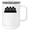 15 oz. White Vacuum Insulated Mug w/Slider Lid Thumbnail
