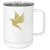 15 oz. White Vacuum Insulated Mug w/Slider Lid Thumbnail