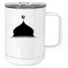 15 oz. White Vacuum Insulated Mug w/Slider Lid Thumbnail