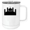 15 oz. White Vacuum Insulated Mug w/Slider Lid Thumbnail