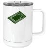 15 oz. White Vacuum Insulated Mug w/Slider Lid Thumbnail
