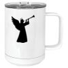 15 oz. White Vacuum Insulated Mug w/Slider Lid Thumbnail