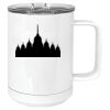 15 oz. White Vacuum Insulated Mug w/Slider Lid Thumbnail
