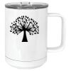 15 oz. White Vacuum Insulated Mug w/Slider Lid Thumbnail