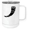 15 oz. White Vacuum Insulated Mug w/Slider Lid Thumbnail