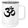 15 oz. White Vacuum Insulated Mug w/Slider Lid Thumbnail
