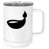 15 oz. White Vacuum Insulated Mug w/Slider Lid Thumbnail