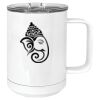 15 oz. White Vacuum Insulated Mug w/Slider Lid Thumbnail