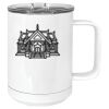 15 oz. White Vacuum Insulated Mug w/Slider Lid Thumbnail