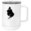 15 oz. White Vacuum Insulated Mug w/Slider Lid Thumbnail