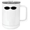 15 oz. White Vacuum Insulated Mug w/Slider Lid Thumbnail