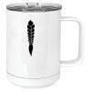 15 oz. White Vacuum Insulated Mug w/Slider Lid Thumbnail