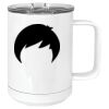 15 oz. White Vacuum Insulated Mug w/Slider Lid Thumbnail