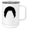 15 oz. White Vacuum Insulated Mug w/Slider Lid Thumbnail