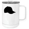 15 oz. White Vacuum Insulated Mug w/Slider Lid Thumbnail