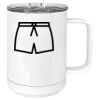 15 oz. White Vacuum Insulated Mug w/Slider Lid Thumbnail